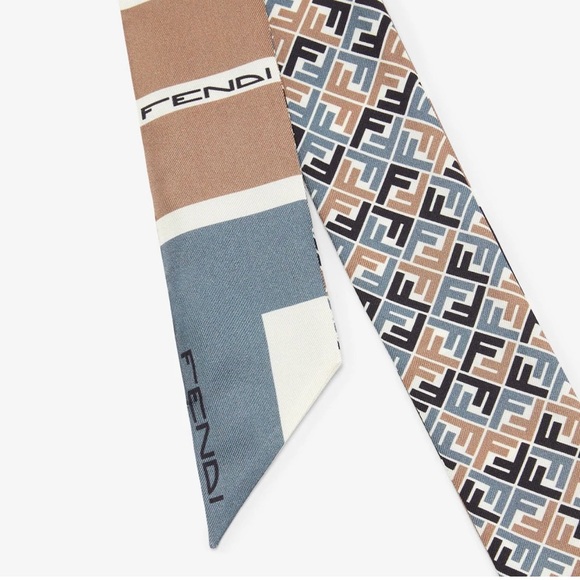 Fendi FF Silk Twilly - Picture 3 of 7
